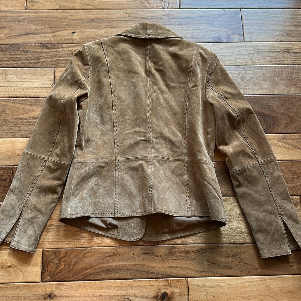 Caslon suede leather blazer jacket - Picture 6 of 7